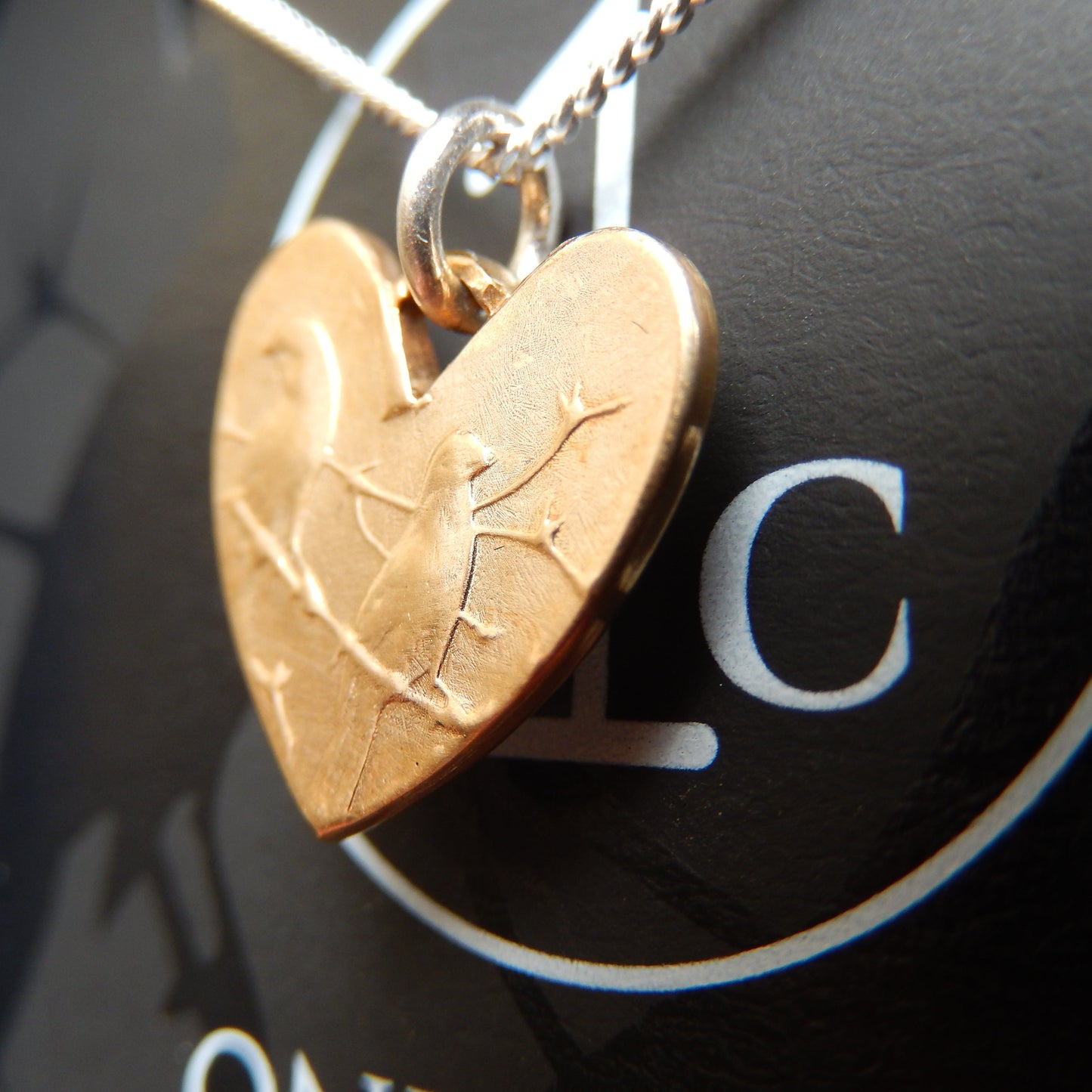 One Cent Heart Necklace (Bronze)