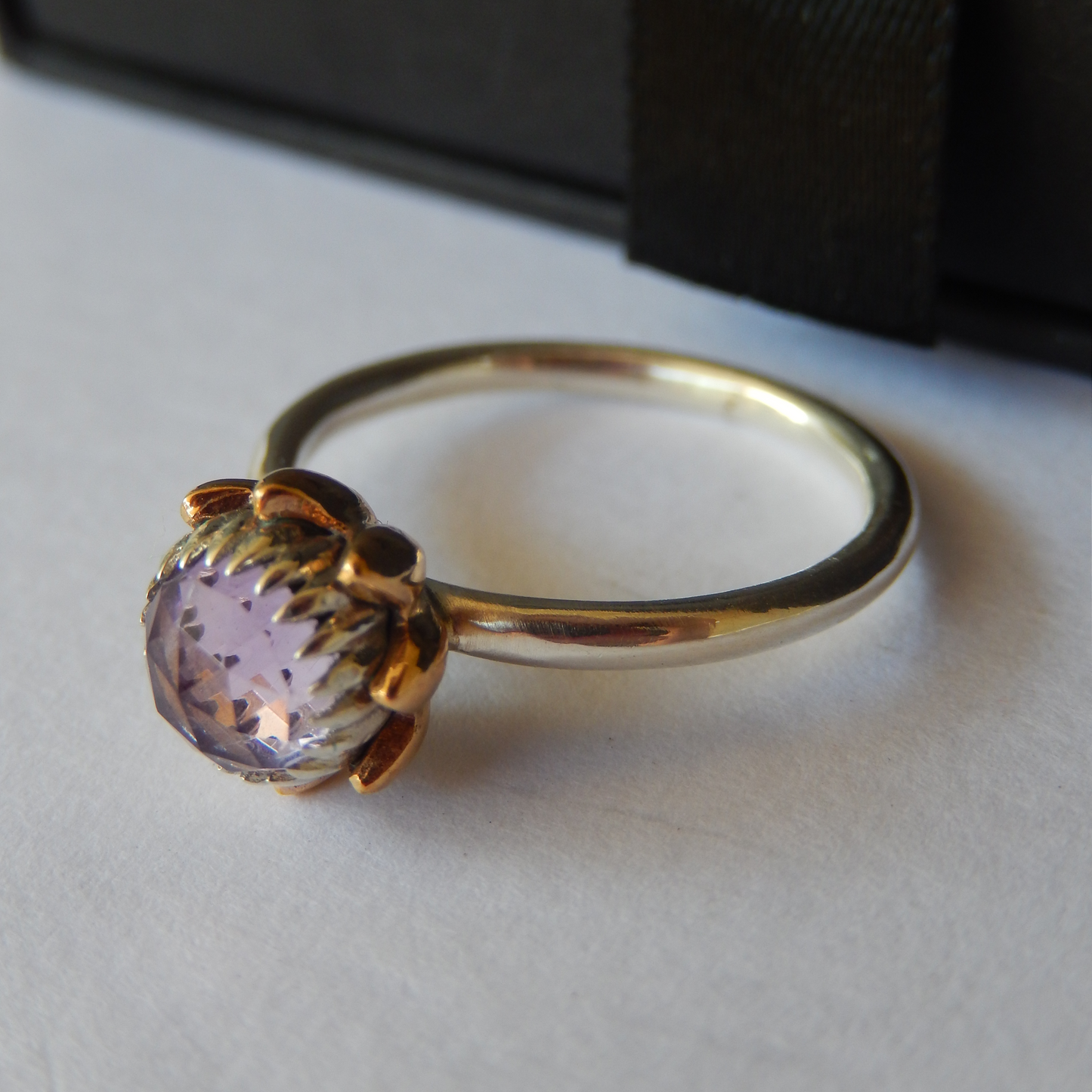 Bold Protea Ring (Amethyst)