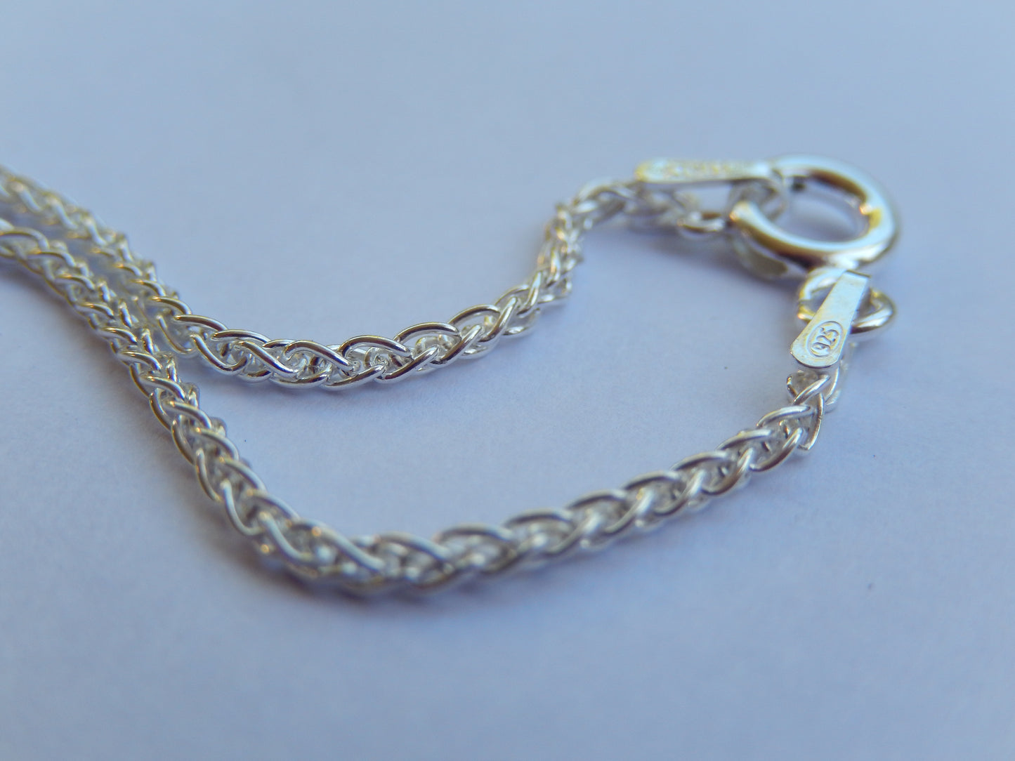 Wheat Chain Necklace - Sterling Silver (50cm)