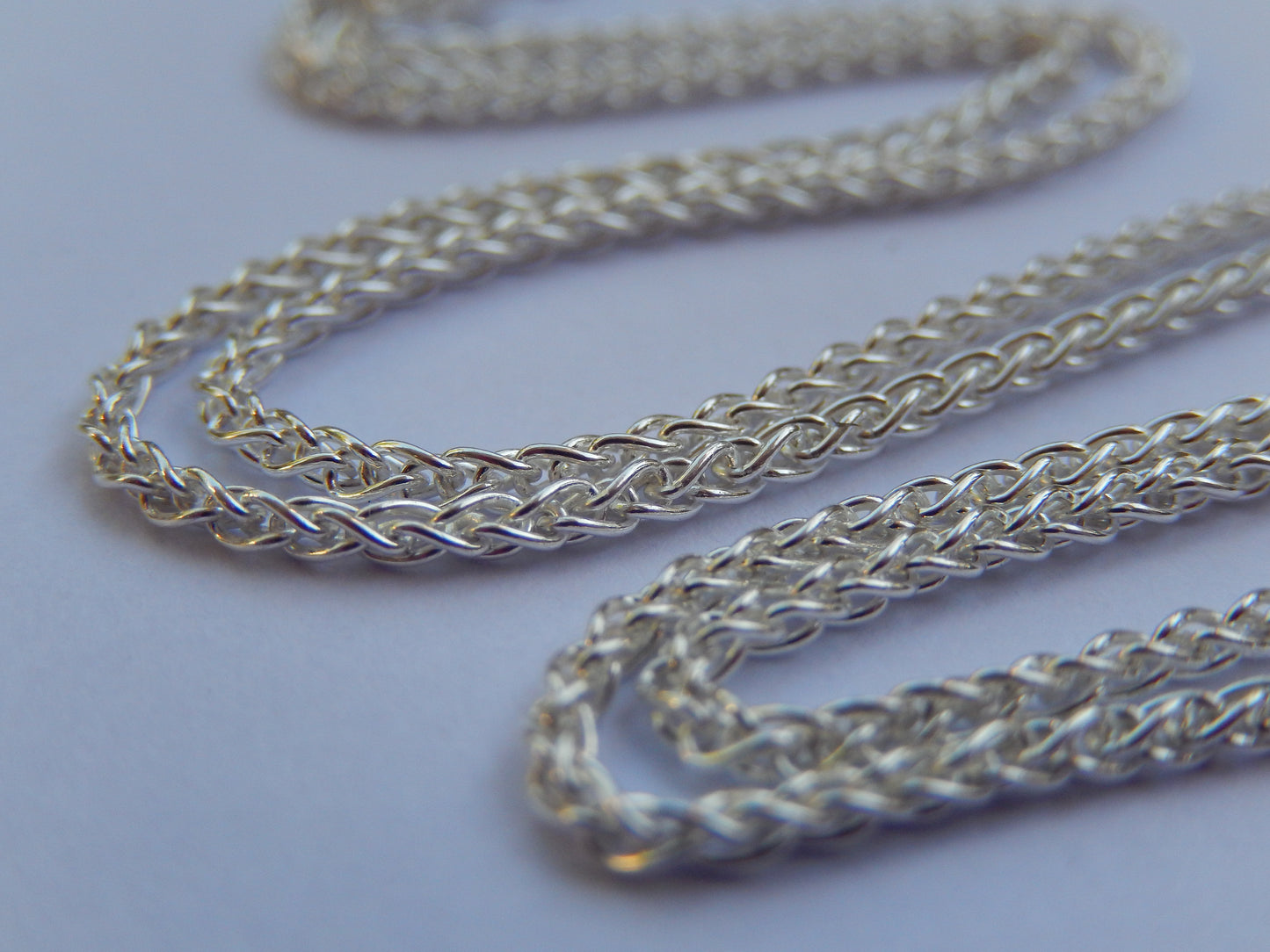 Wheat Chain Necklace - Sterling Silver (50cm)