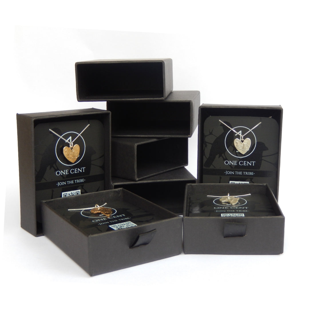 One Cent Heart Necklace (Bronze) – OneCent Africa